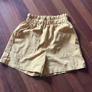 yellow kids shorts